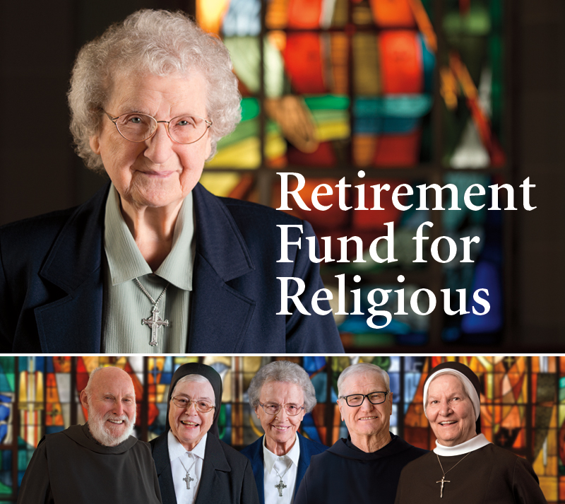 Sister Geraldine Vogel is one of six senior religious featured on the 2015 Retirement Fund for Religious campaign materials.