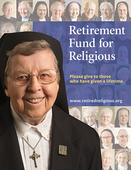 Retirement Fund for Religious 2016 Campaign Image Retirement Fund for Religious 2016 Campaign Image